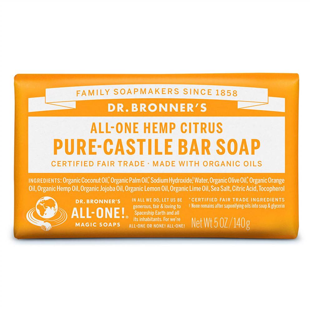 Dr Bonners Bar soap citrus